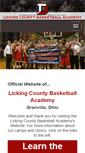 Mobile Screenshot of lickingcountybasketballacademy.com